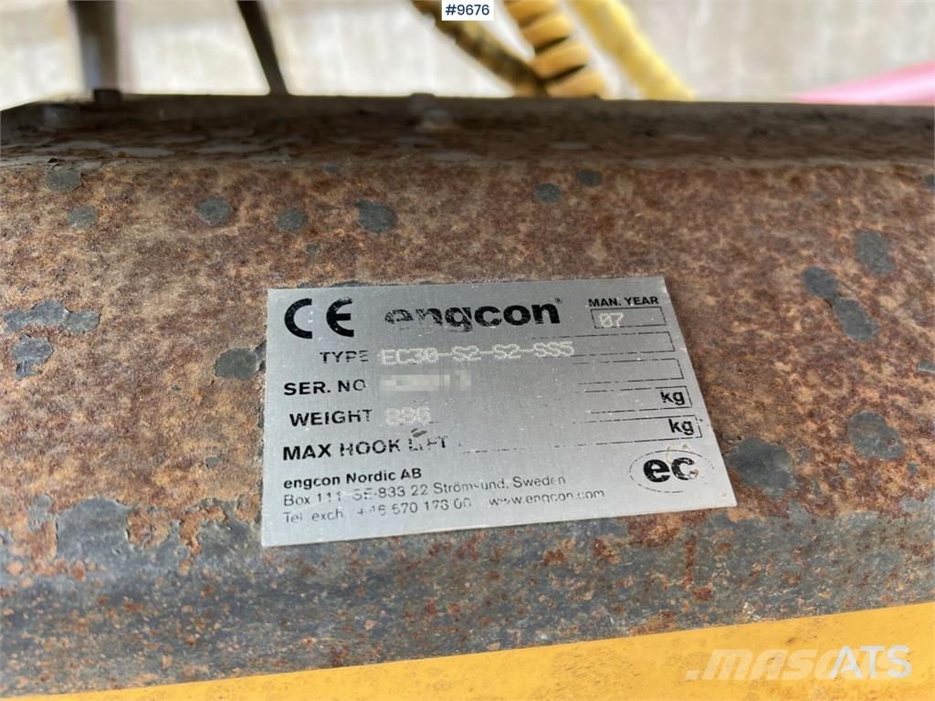 Engcon EC30 Rotortilt with B27 bracket Overige componenten