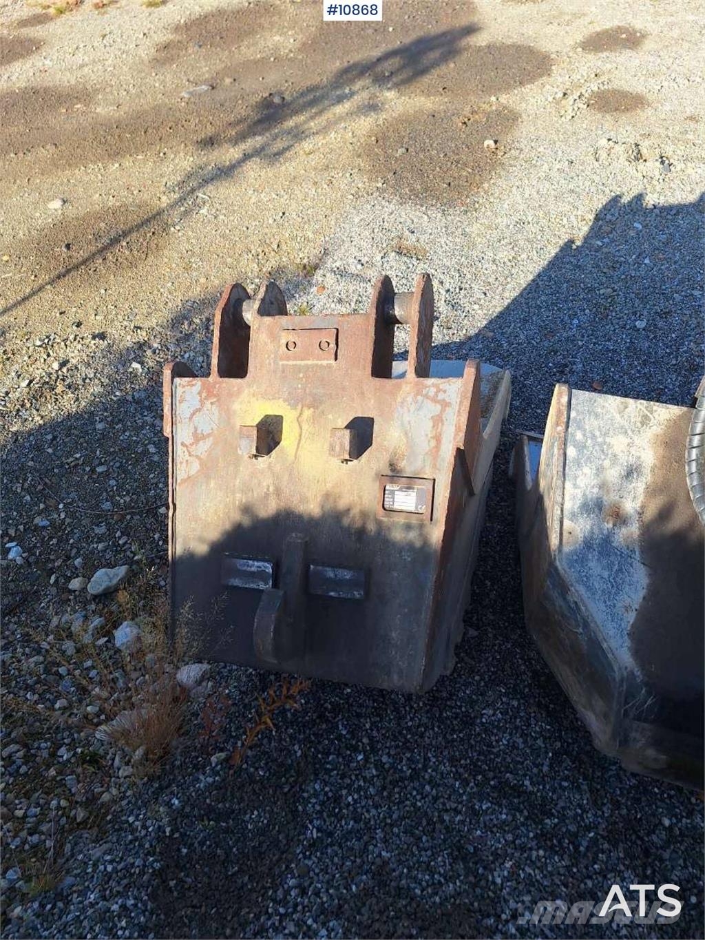 Engcon Rotor with Dual Buckets Övriga