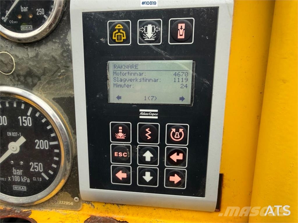 Epiroc Flexiroc T30R-03 Drilling Rig Underground Cable Bolters