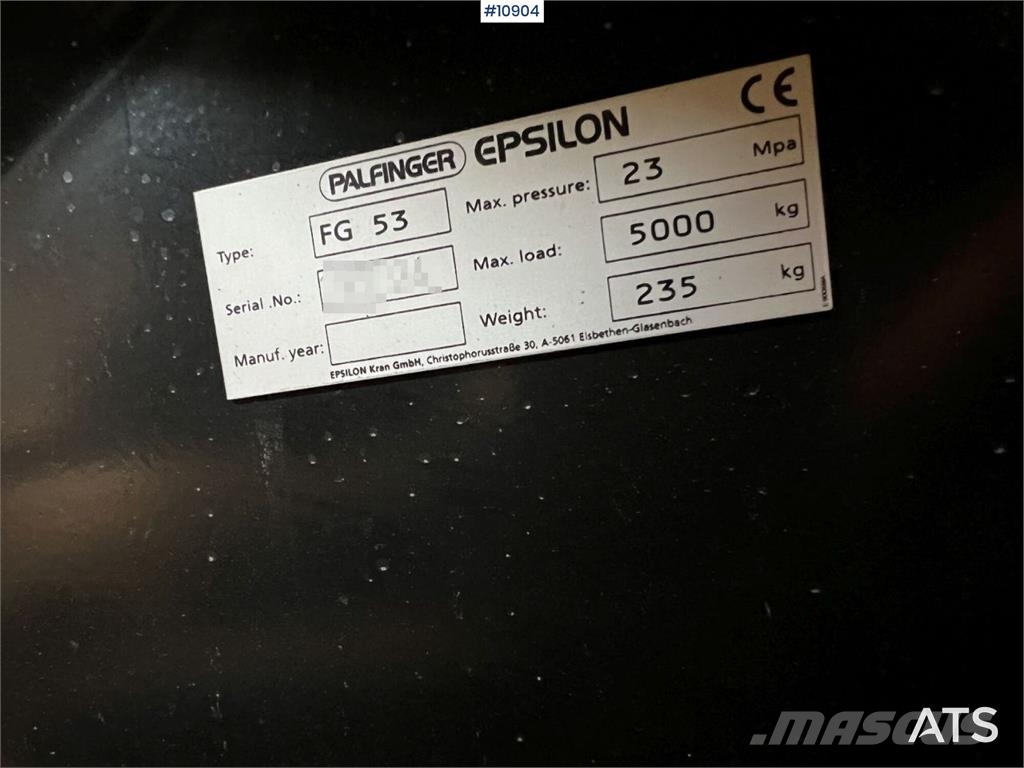 Epsilon Palfinger FG5 Transport Sonstige