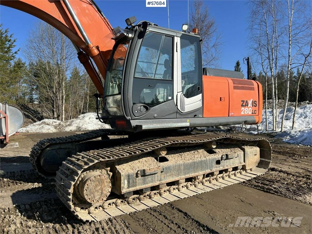 Hitachi ZX 280 LC-3 Excavator with gravel system Excavadoras sobre orugas
