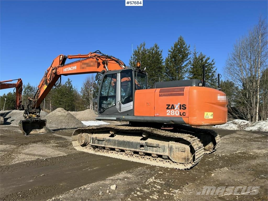 Hitachi ZX 280 LC-3 Excavator with gravel system Excavadoras sobre orugas