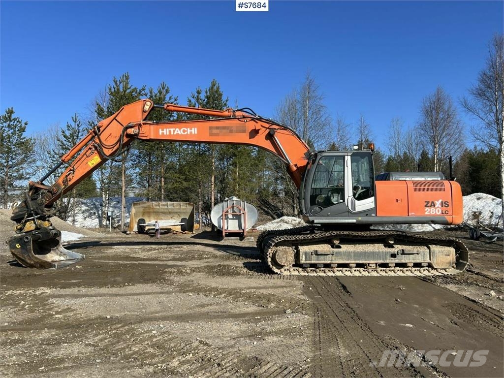 Hitachi ZX 280 LC-3 Excavator with gravel system Excavadoras sobre orugas