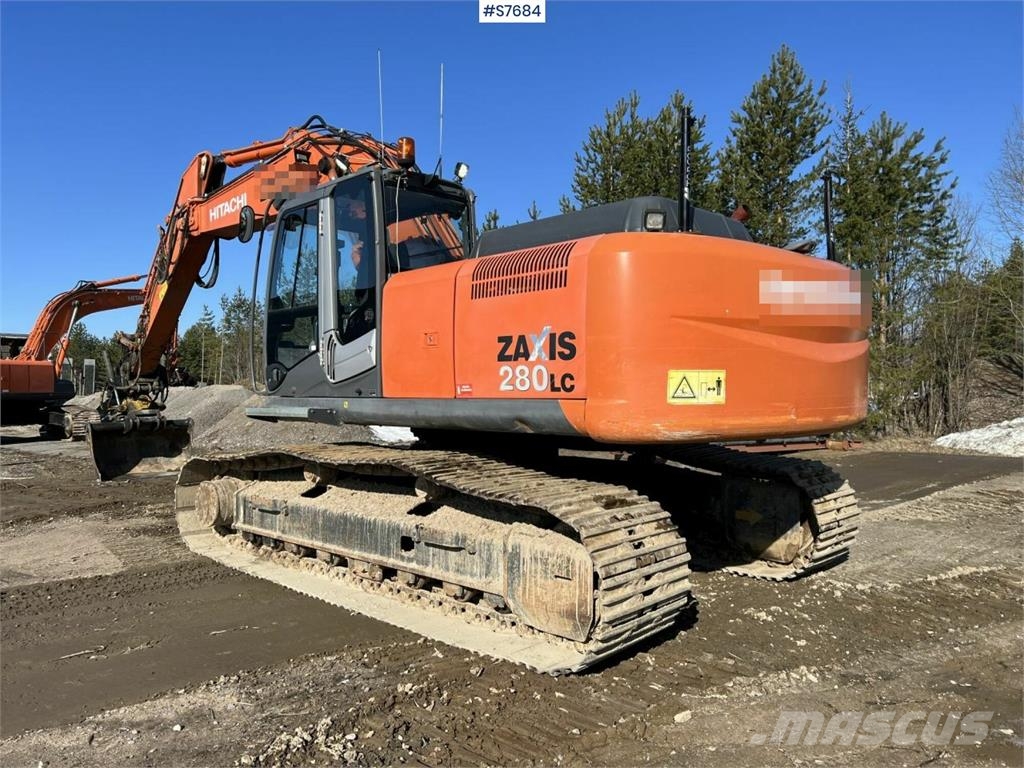 Hitachi ZX 280 LC-3 Excavator with gravel system Excavadoras sobre orugas