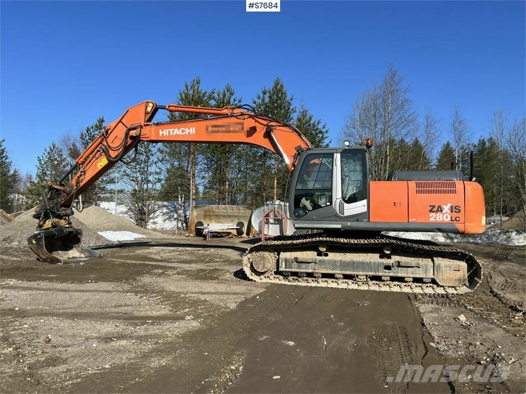Hitachi ZX 280 LC-3 Excavator with gravel system Excavadoras sobre orugas