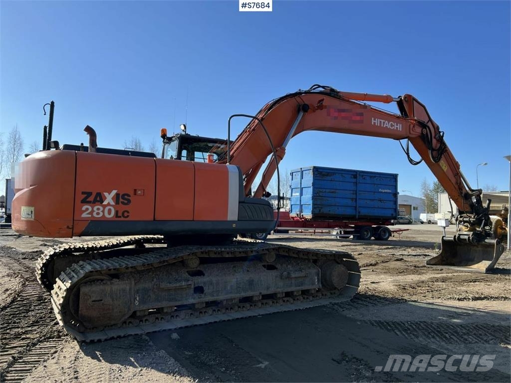 Hitachi ZX 280 LC-3 Excavator with gravel system Excavadoras sobre orugas