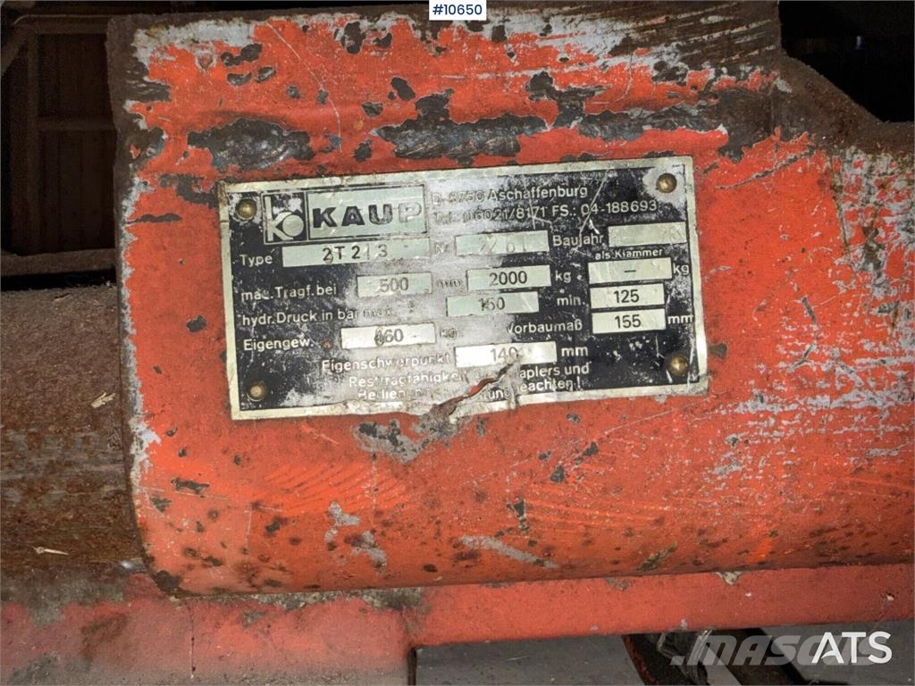 Kaup Clamp attachment Otros componentes