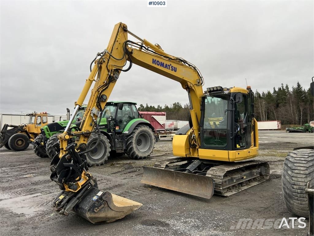 Komatsu PC78US with Bucket Crawler excavators