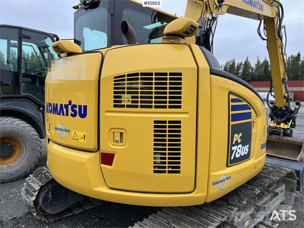Komatsu PC78US with Bucket Crawler excavators
