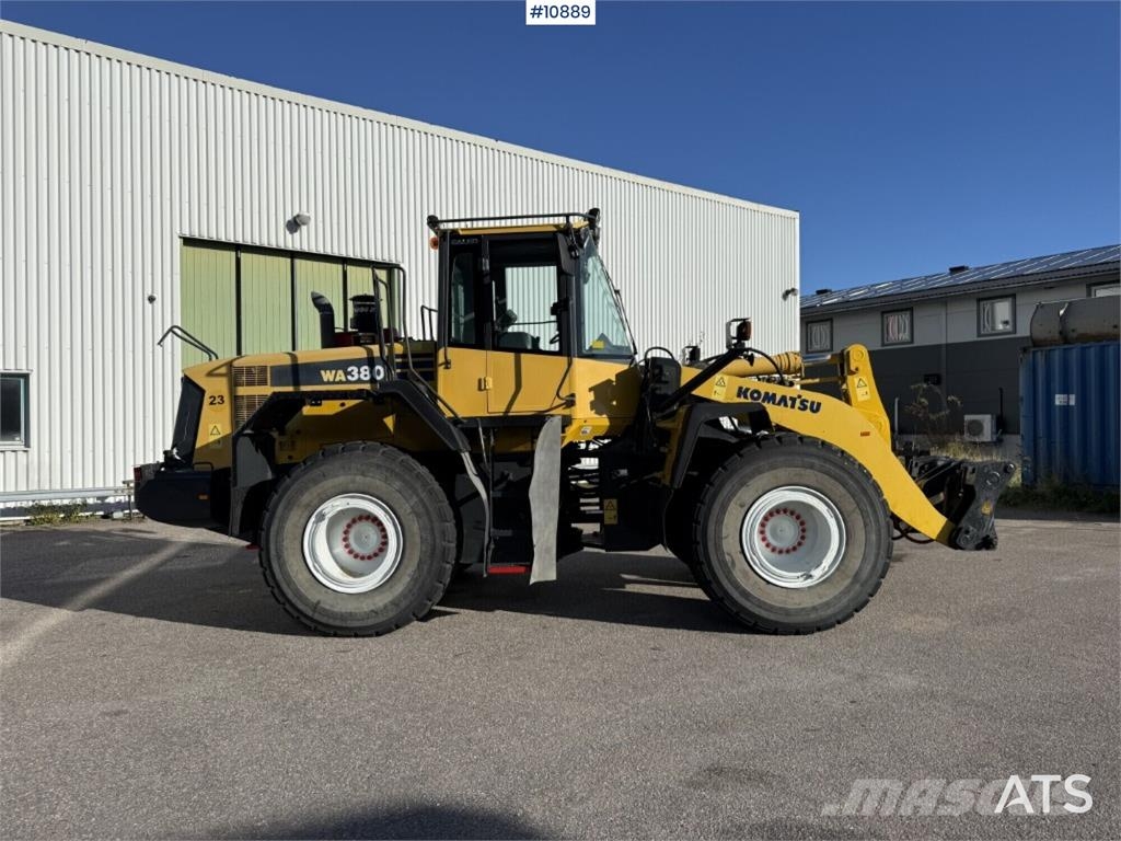 Komatsu WA380-6 Wheel Loader VIDEO Rataslaadurid