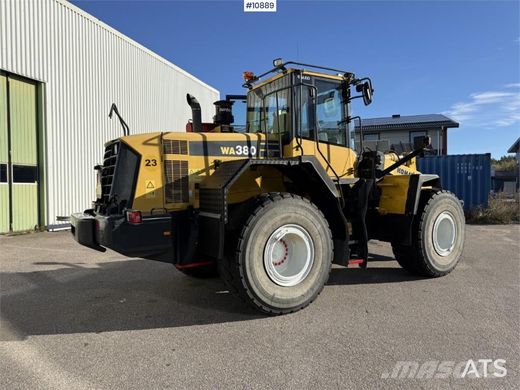 Komatsu WA380-6 Wheel Loader VIDEO Rataslaadurid