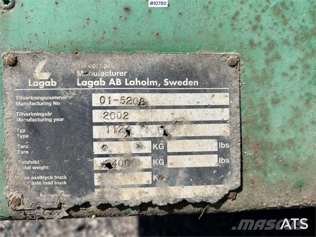 Lagab Swap Body flatbed Demontowalne