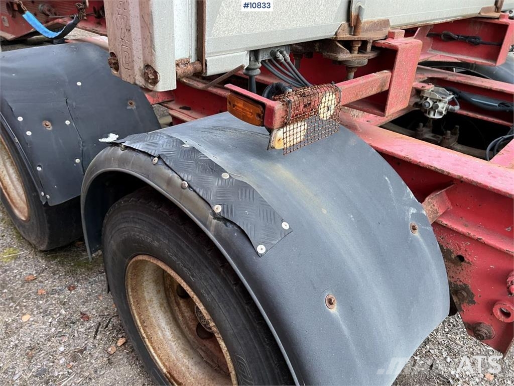 LEFAB V4 100 Log Trailer, 4-Axle Kokmateriālu vešanas piekabes