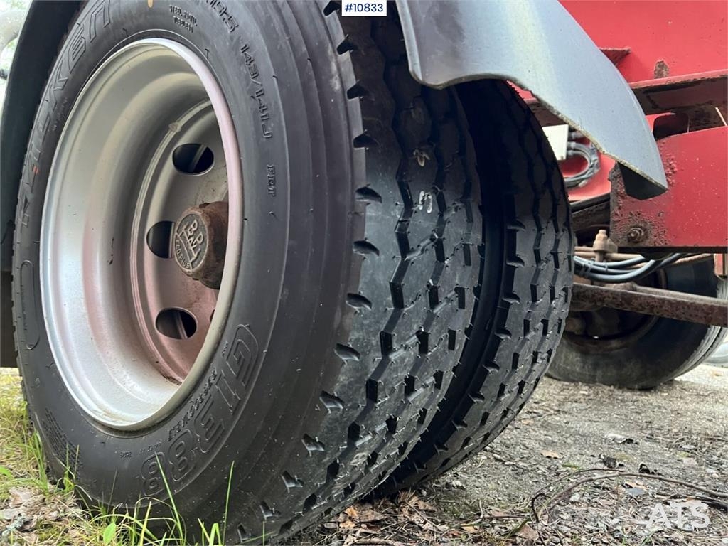LEFAB V4 100 Log Trailer, 4-Axle Kokmateriālu vešanas piekabes