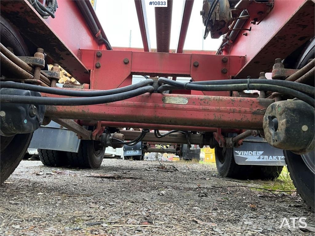 LEFAB V4 100 Log Trailer, 4-Axle Kokmateriālu vešanas piekabes