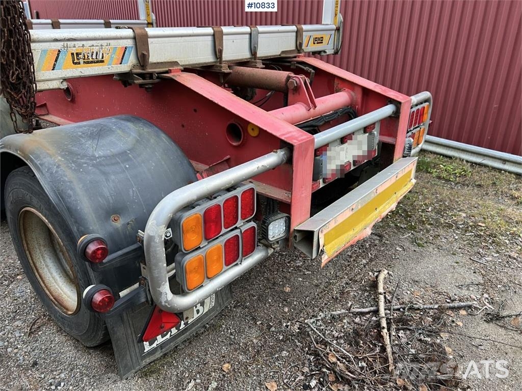 LEFAB V4 100 Log Trailer, 4-Axle Kokmateriālu vešanas piekabes