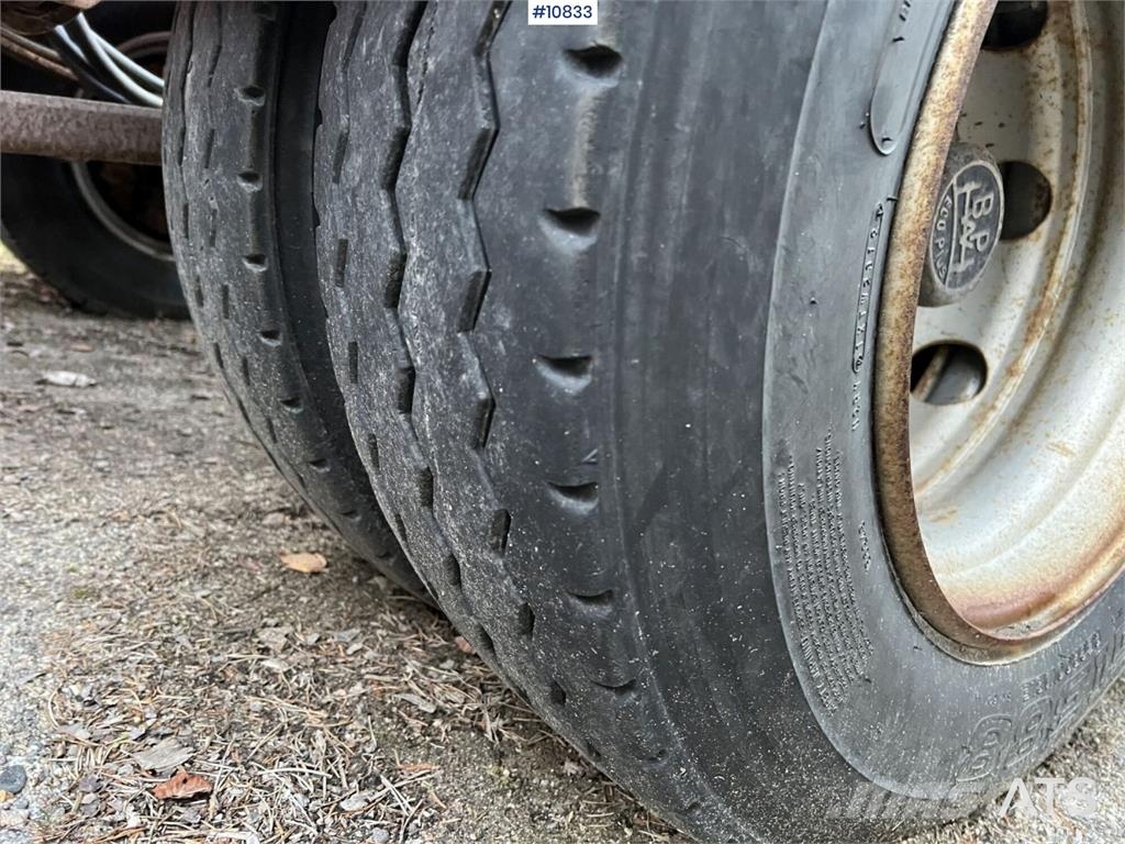 LEFAB V4 100 Log Trailer, 4-Axle Kokmateriālu vešanas piekabes