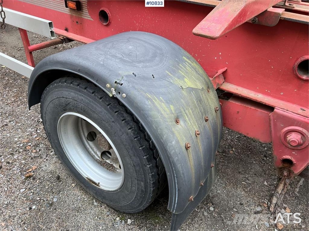 LEFAB V4 100 Log Trailer, 4-Axle Kokmateriālu vešanas piekabes