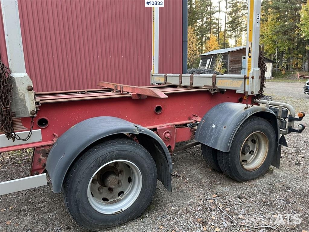 LEFAB V4 100 Log Trailer, 4-Axle Kokmateriālu vešanas piekabes