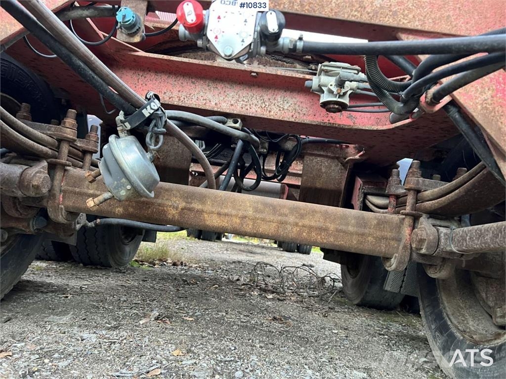 LEFAB V4 100 Log Trailer, 4-Axle Kokmateriālu vešanas piekabes