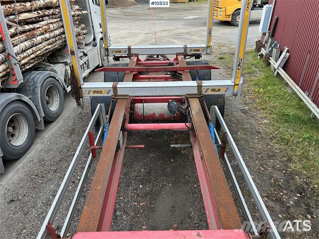LEFAB V4 100 Log Trailer, 4-Axle Kokmateriālu vešanas piekabes
