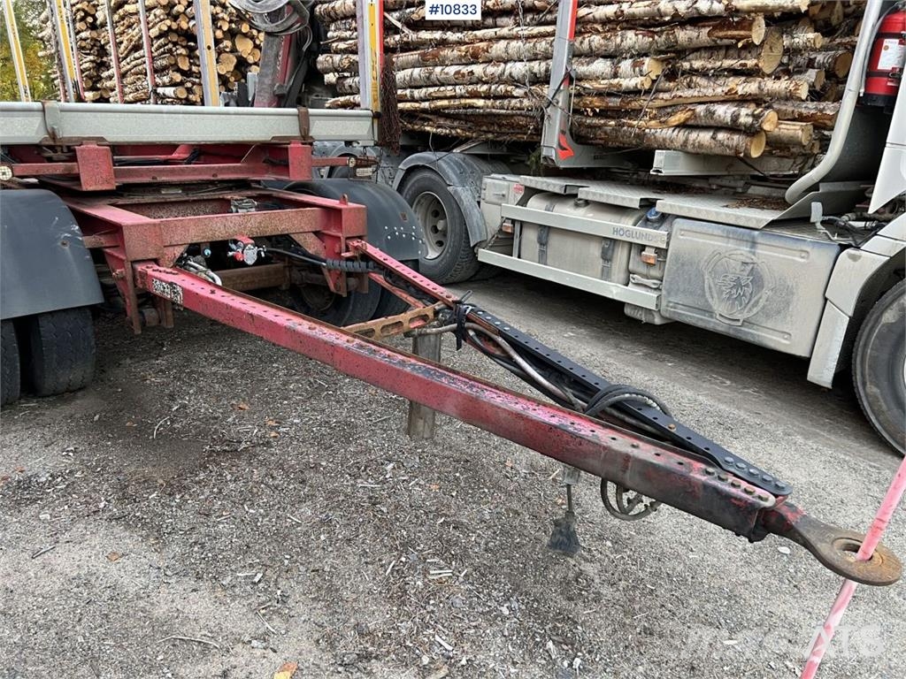 LEFAB V4 100 Log Trailer, 4-Axle Kokmateriālu vešanas piekabes