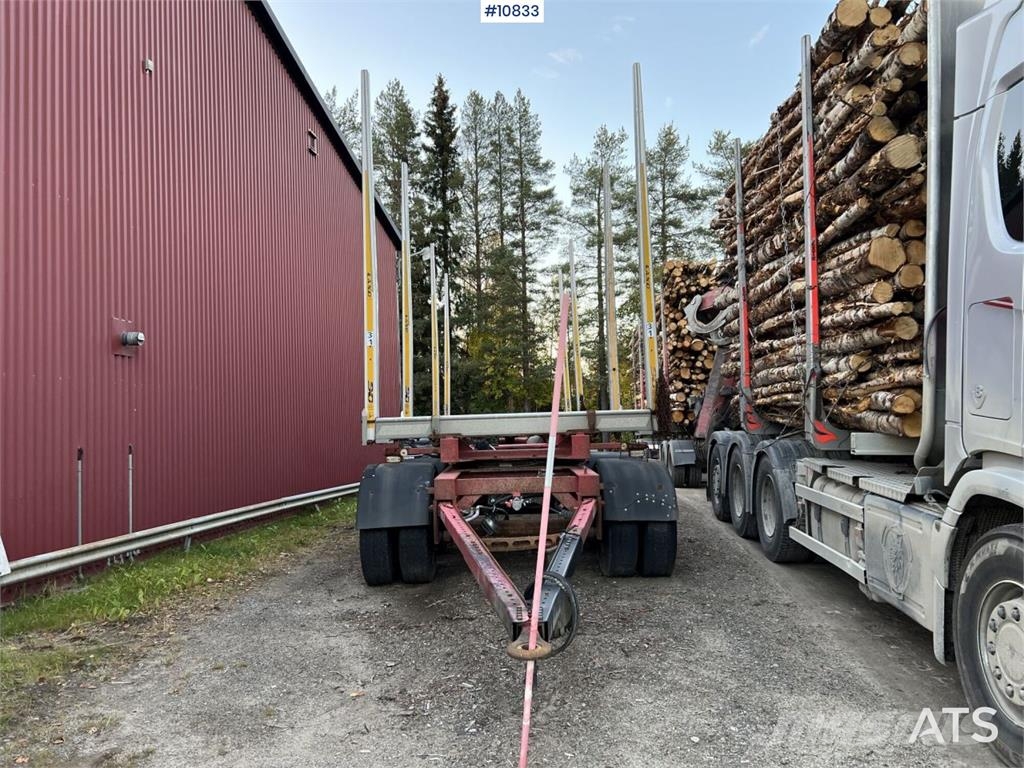 LEFAB V4 100 Log Trailer, 4-Axle Kokmateriālu vešanas piekabes