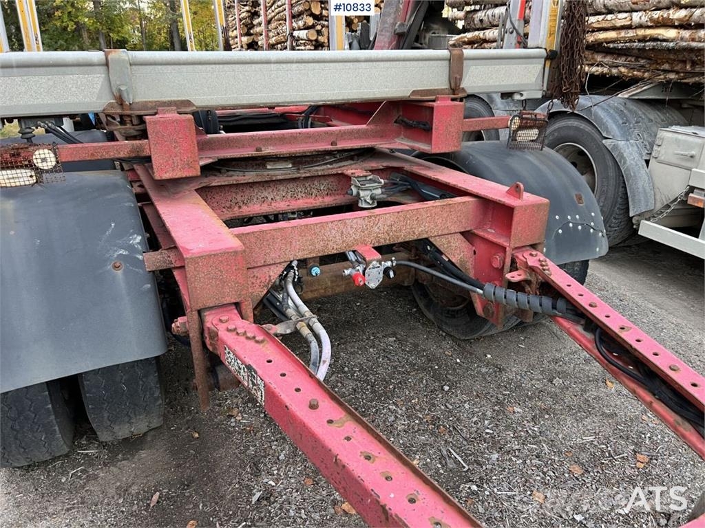 LEFAB V4 100 Log Trailer, 4-Axle Kokmateriālu vešanas piekabes