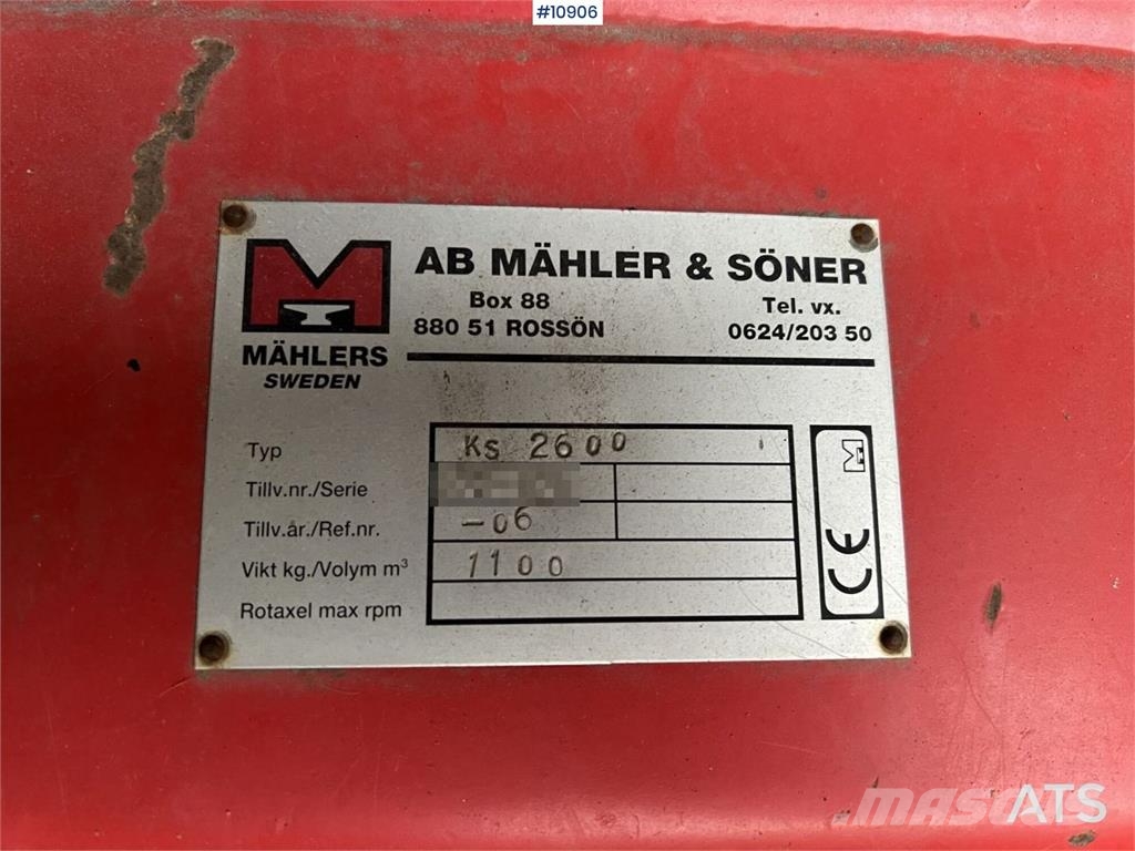  Mãhlers KS2600 دلاء