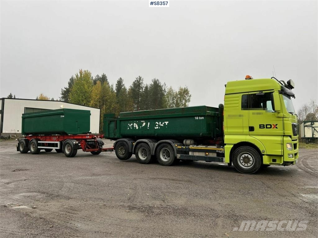 Man TGF 35,540、RKP Wagon Gravel（Cassette）Video、2011、Norrbotten、Sweden