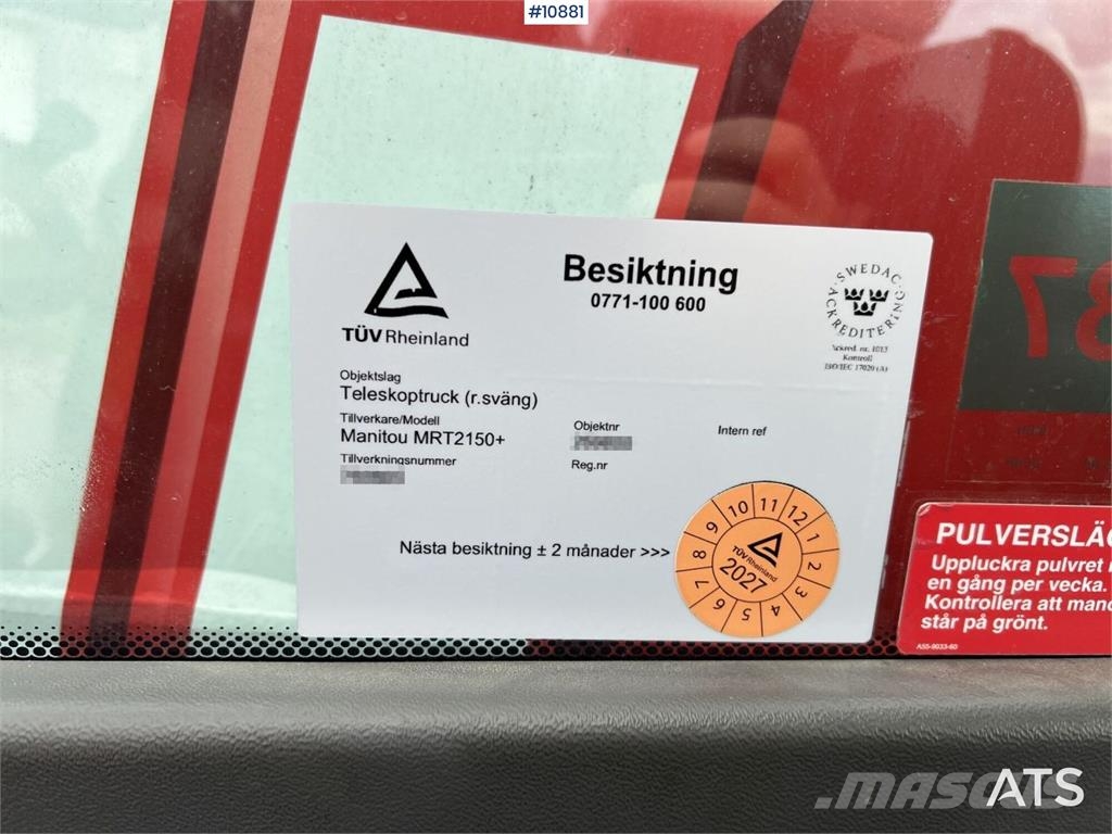 Manitou MRT 2150+ Telescopic wheel loaders