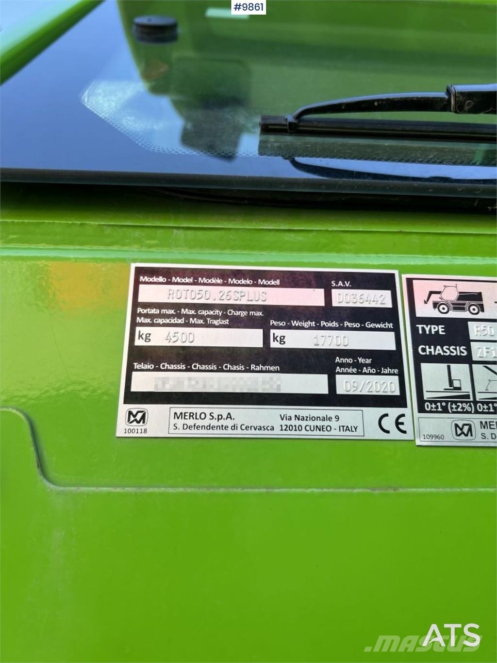 Merlo ROTO50,26SPLUS Telescopic handlers