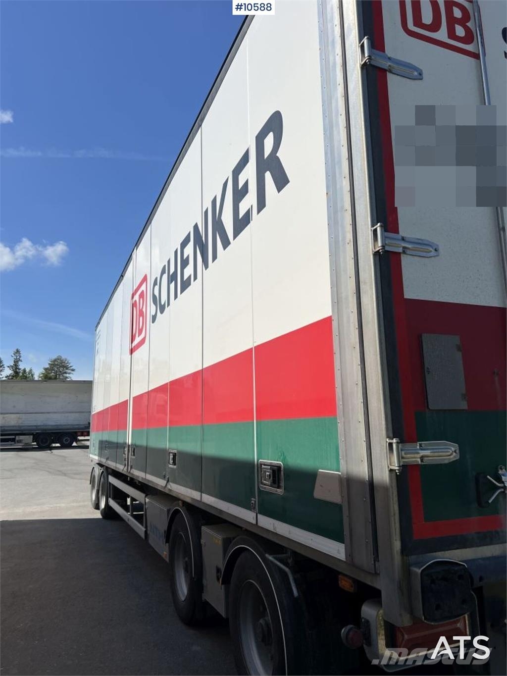 NTM UTPL-4 Box Trailer - 4-axle Gesloten opleggers