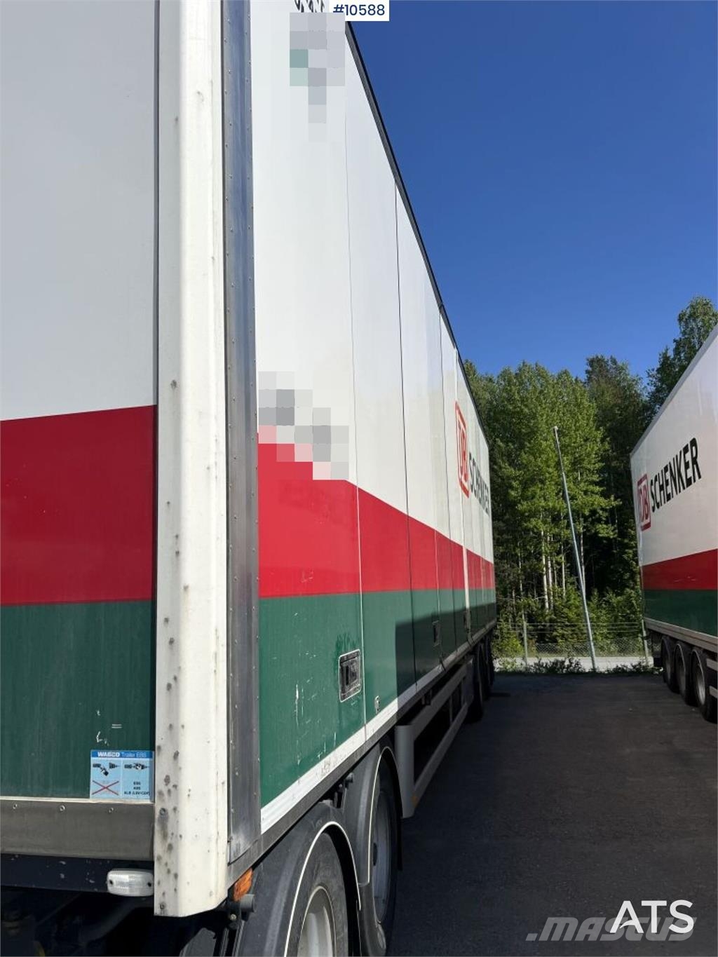 NTM UTPL-4 Box Trailer - 4-axle Gesloten opleggers