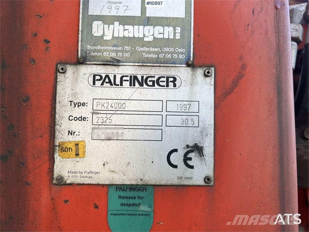 Palfinger PK24000 Truck Crane Diger