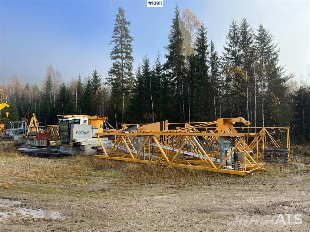 Potain MDT 128 Tower Crane Citas pacelšanas iekārtas
