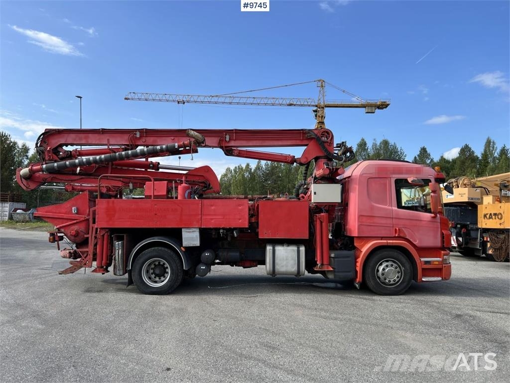 Scania P230 with Concrete pump Betonpomptrucks