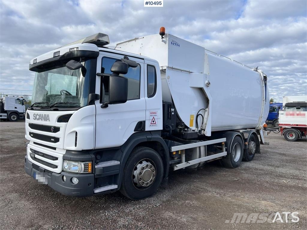 Scania P320 Garbage Truck with Side Loader Camiones de basura