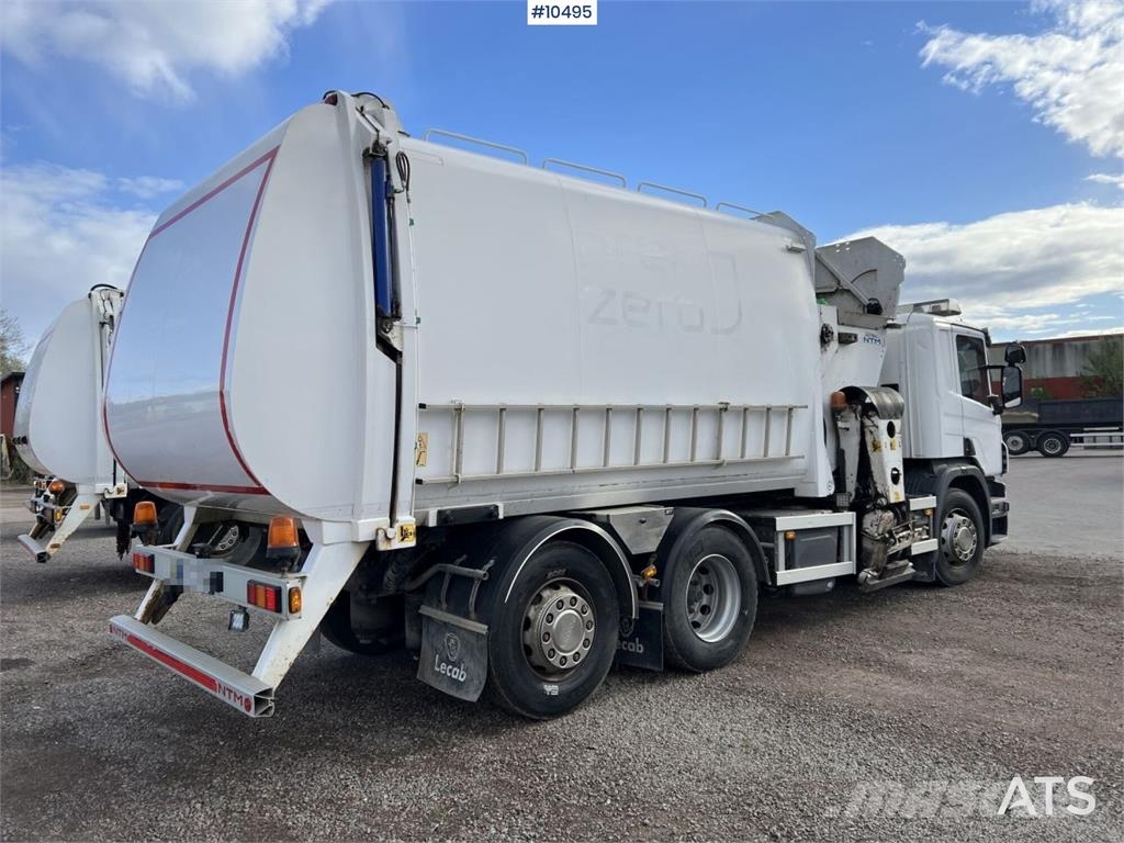 Scania P320 Garbage Truck with Side Loader Camiones de basura