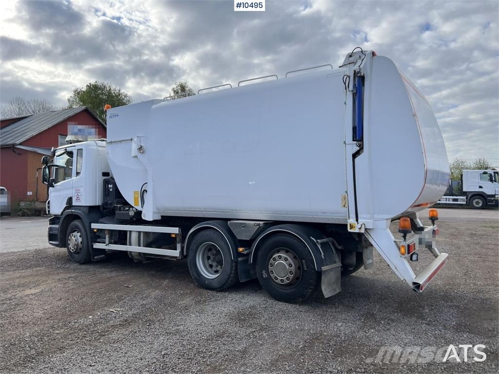 Scania P320 Garbage Truck with Side Loader Camiones de basura