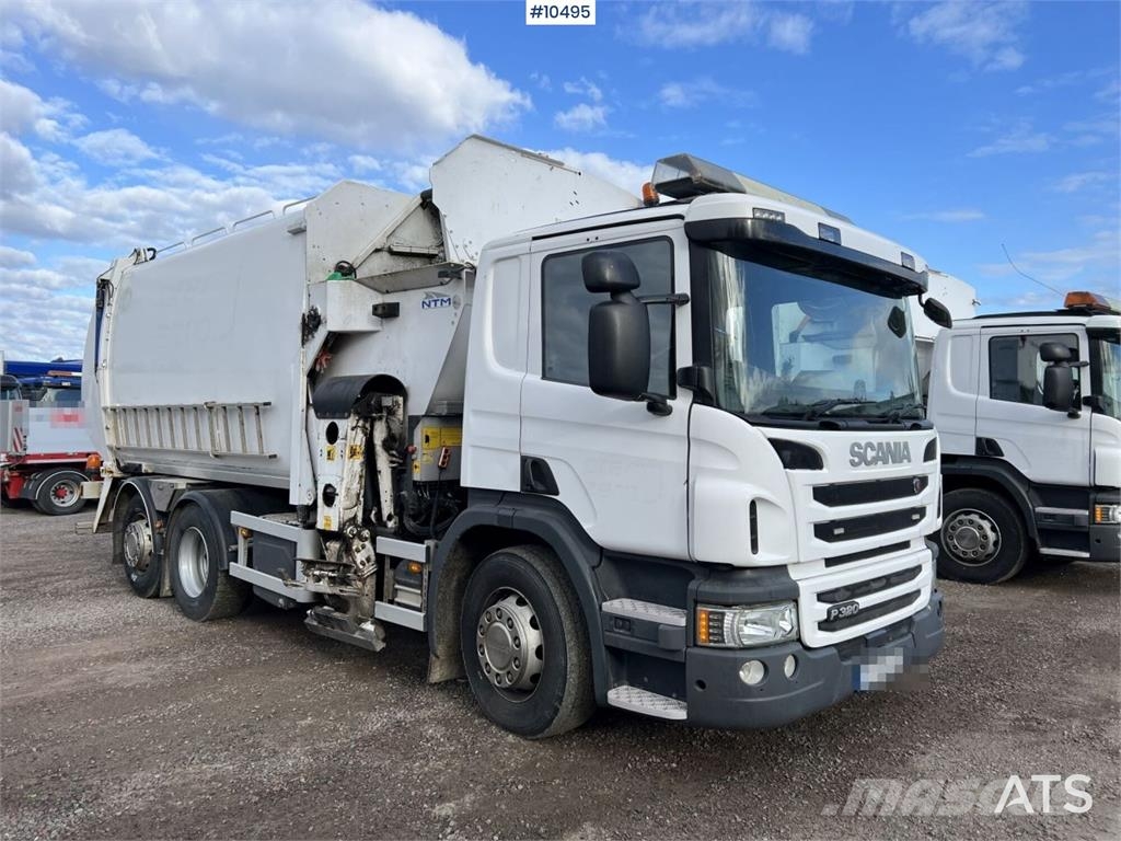 Scania P320 Garbage Truck with Side Loader Camiones de basura