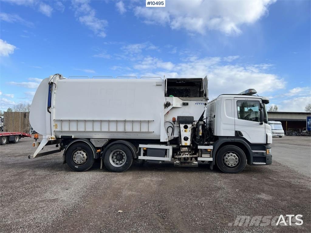 Scania P320 Garbage Truck with Side Loader Camiones de basura