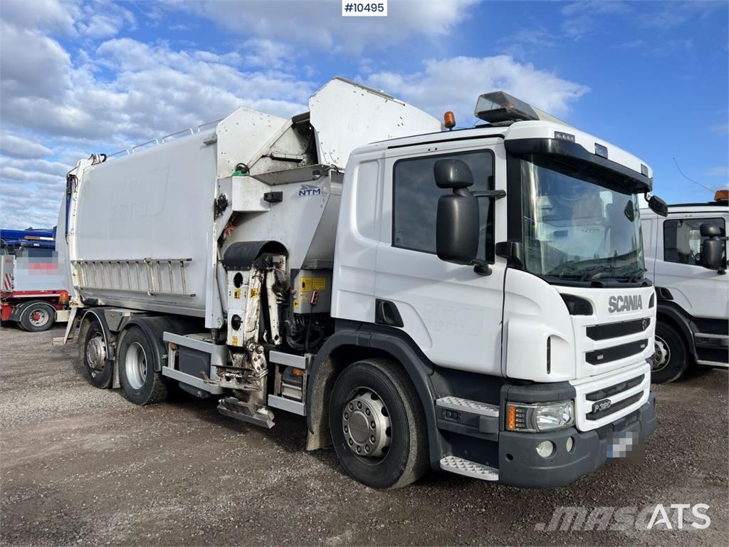 Scania P320 Garbage Truck with Side Loader Camiones de basura