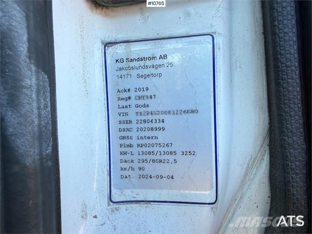 Scania P94 220 4x2 Palfinger PK 12002EH Crane Truck Camiones grúa