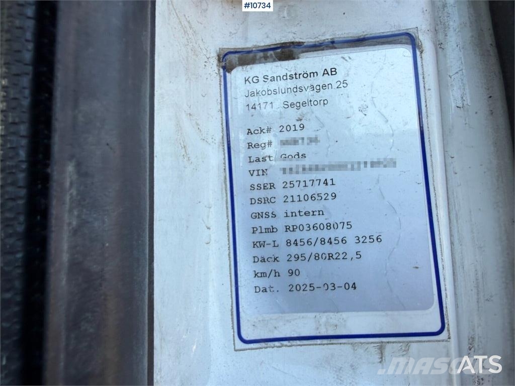 Scania R114 380 6x2 Dry-Suction/Vacuum Loader Combi / vacuum trucks