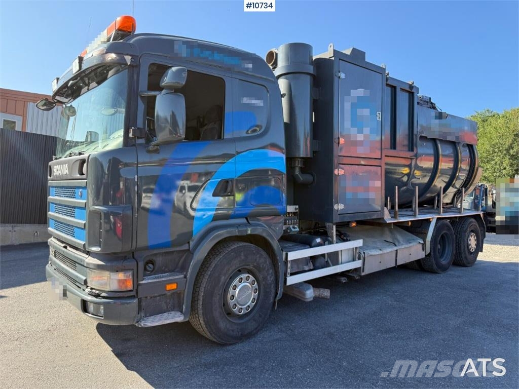 Scania R114 380 6x2 Dry-Suction/Vacuum Loader Combi / vacuum trucks