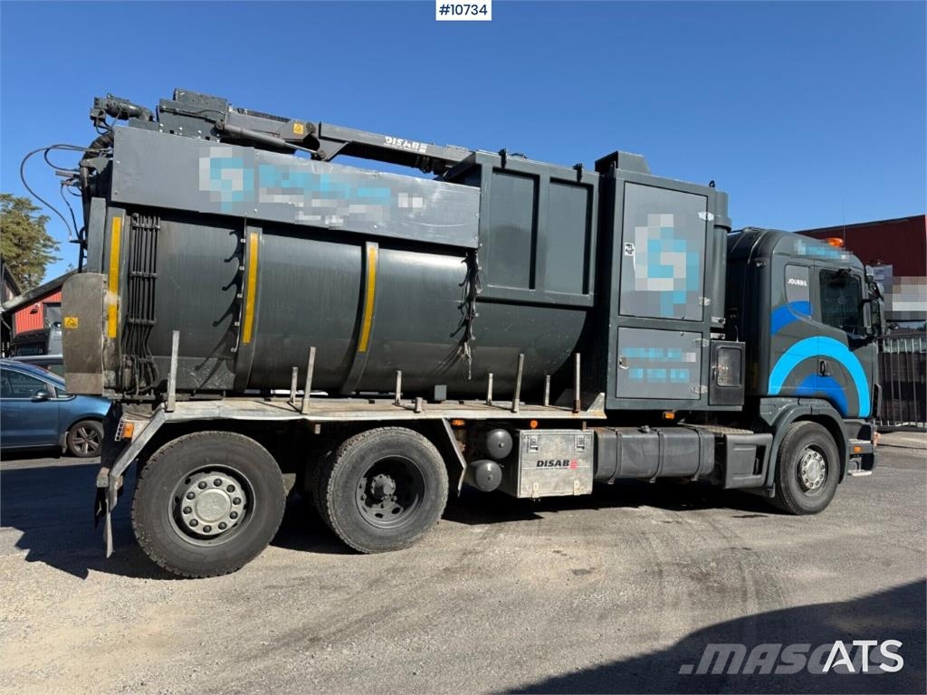 Scania R114 380 6x2 Dry-Suction/Vacuum Loader Combi / vacuum trucks