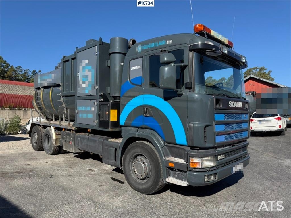 Scania R114 380 6x2 Dry-Suction/Vacuum Loader Combi / vacuum trucks