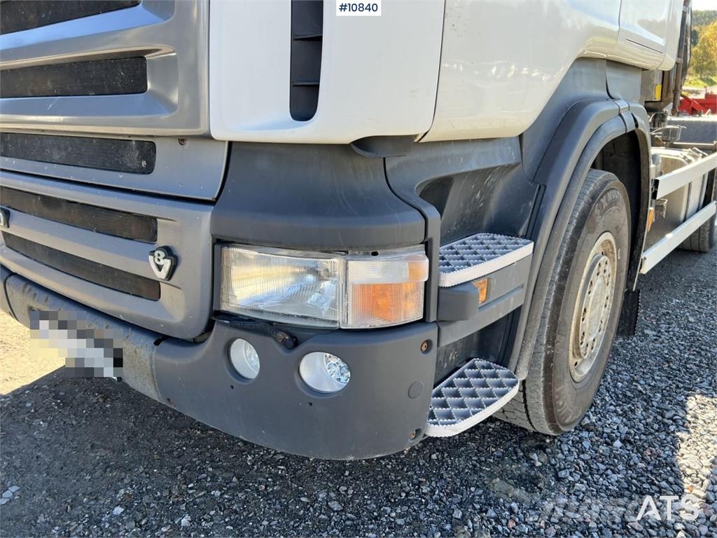 Scania R500 8x4 Hooklift Truck Treileri ar āķi