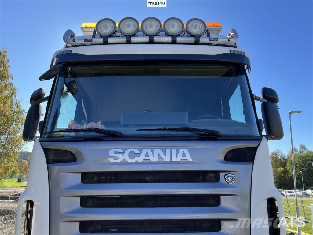 Scania R500 8x4 Hooklift Truck Treileri ar āķi